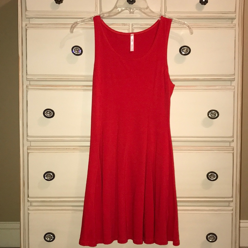 Red dress